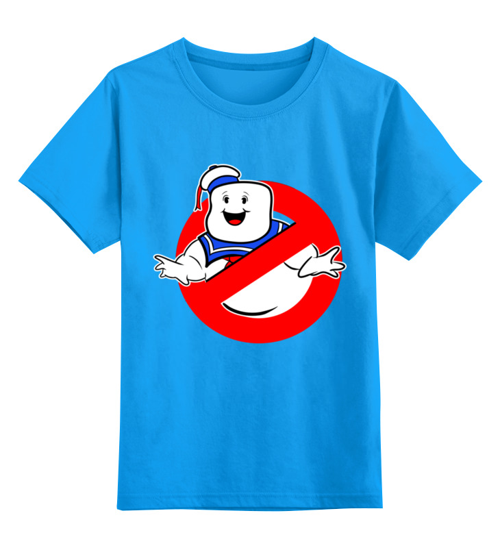 

Детская футболка Printio Зефирный человек цв.голубой р.104, 0000003362220