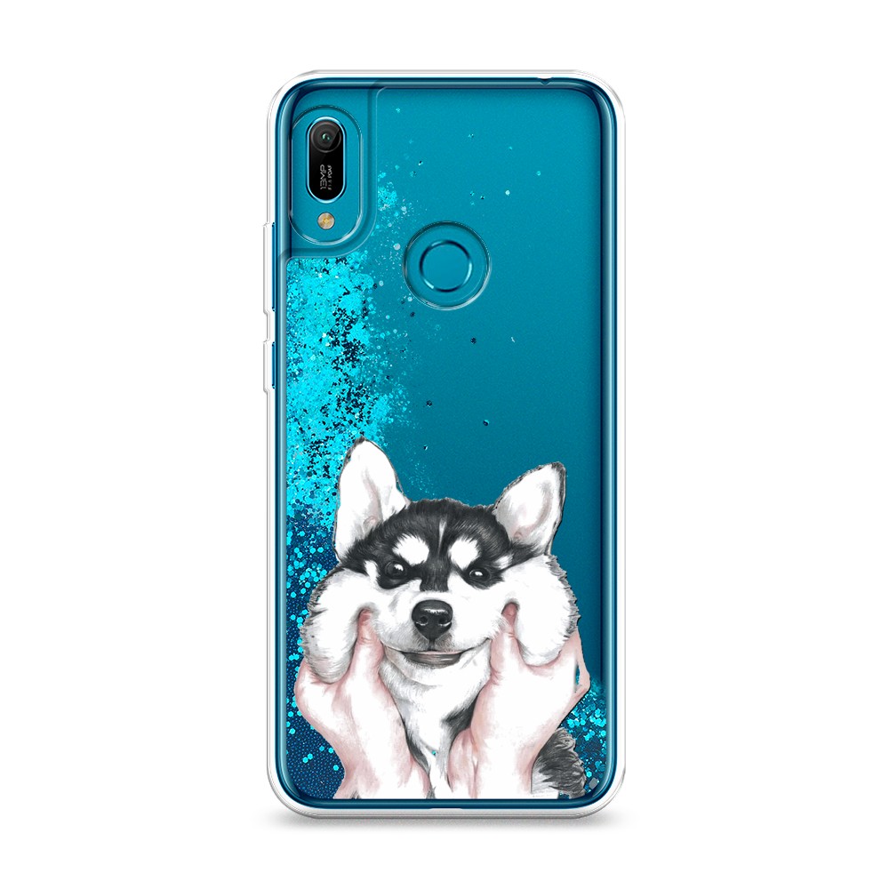 

Чехол Awog на Huawei Y6 2019/Honor 8a/8a Pro/Y6s "Щечки хаски", Разноцветный, 68693-1