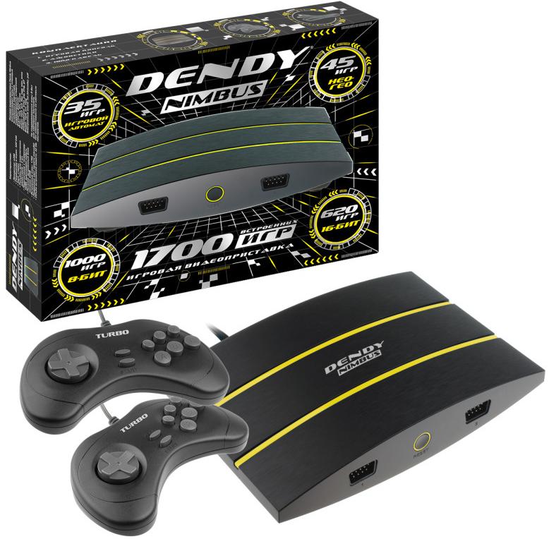 

Приставка 8/16bit Nimbus для Dendy, Sega, 1700 игр, Черный