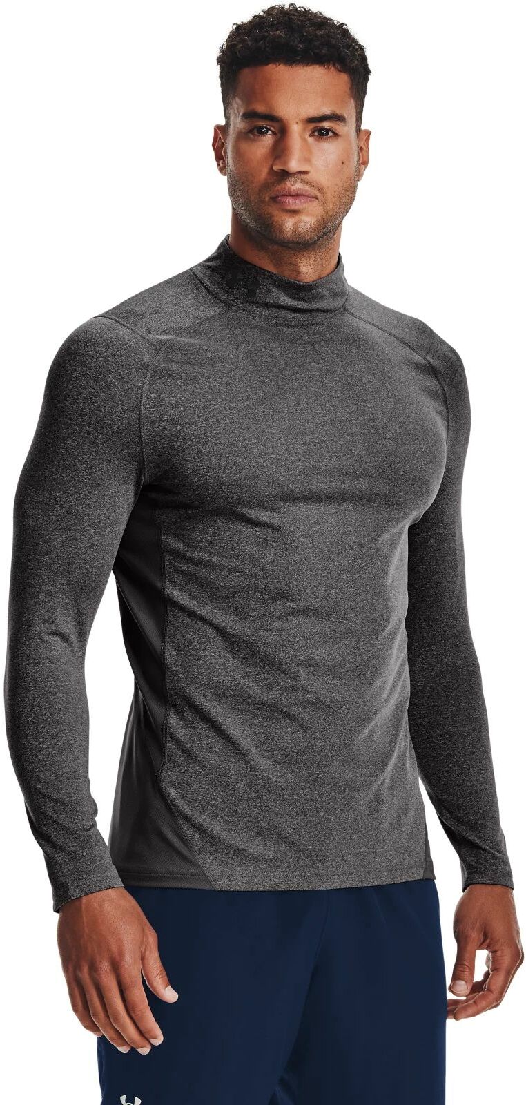 

Лонгслив мужской Under Armour CG Fitted Mock серый XL, CG Fitted Mock