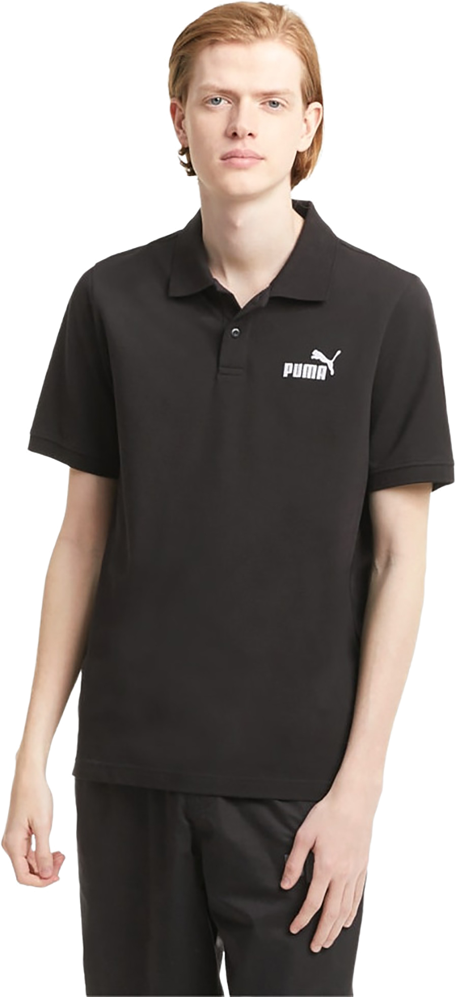 

Футболка мужская Puma ESS Pique Polo черная L, Черный, ESS Pique Polo
