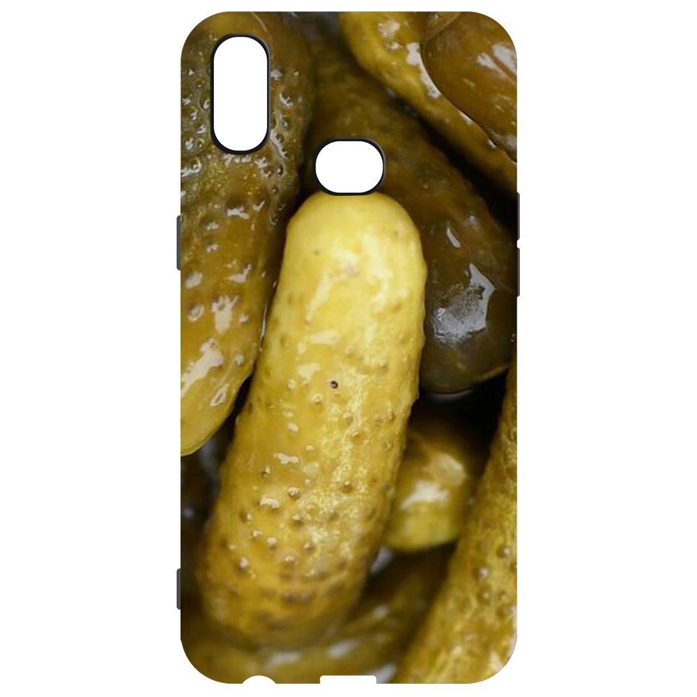 

Чехол-накладка Krutoff Soft Case Огурчики для Samsung Galaxy A10s (A107), Черный
