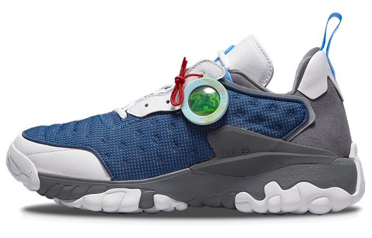 

Кроссовки унисекс Jordan CLOT x Air Jordan Delta 2 Flint синие 42.5 EU, Синий, CLOT x Air Jordan Delta 2 Flint