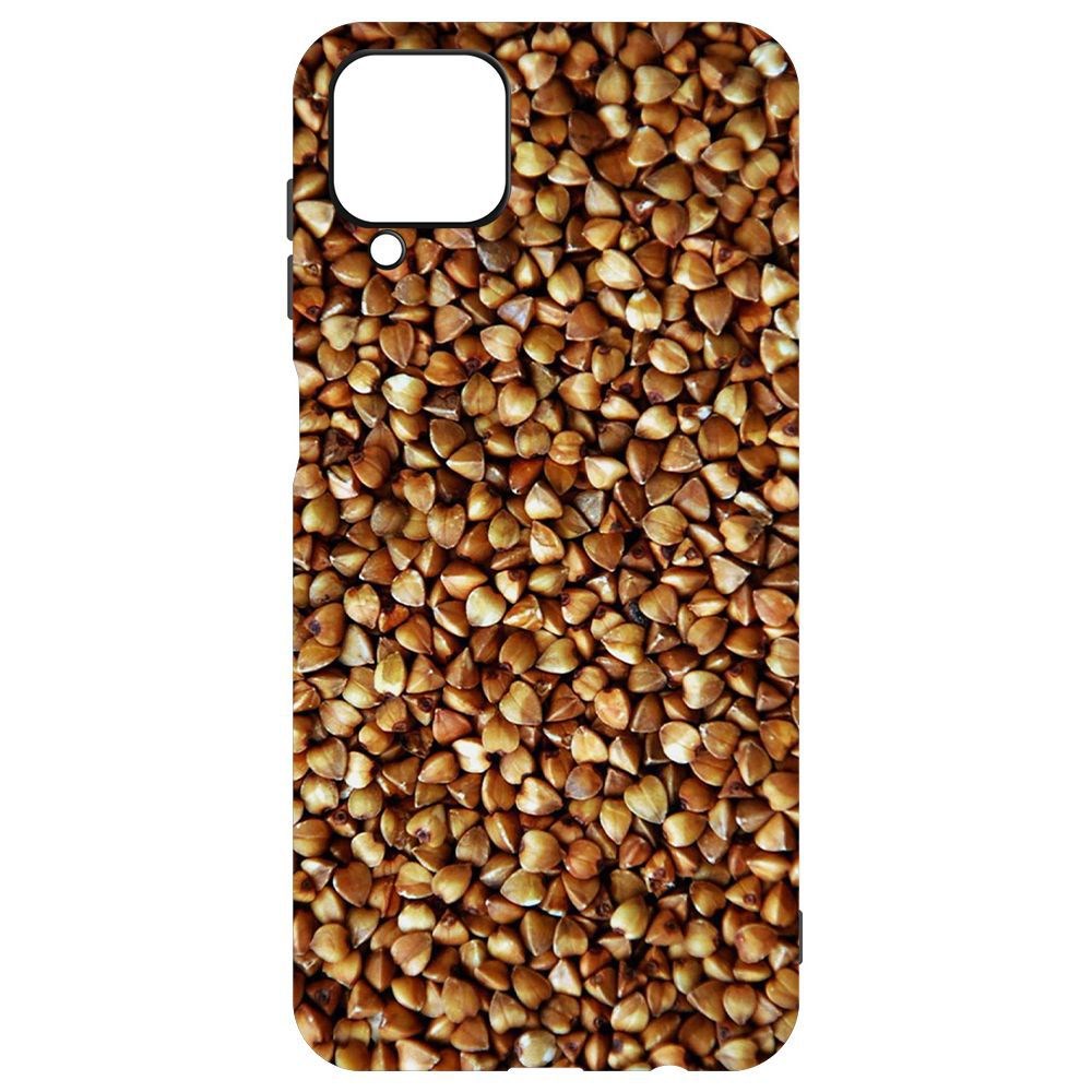 

Чехол-накладка Krutoff Soft Case Гречка для Samsung Galaxy A12 (A125), Черный