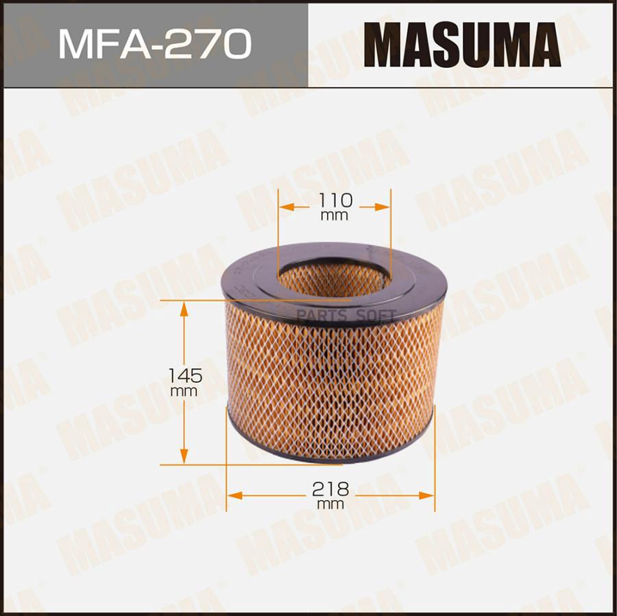 

Фильтр Воздушный Masuma Mfa-270 Masuma арт. MFA-270