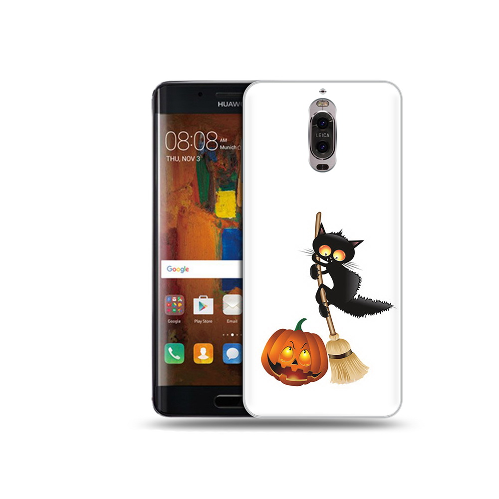 Чехол MyPads Tocco для Huawei Mate 9 Pro хэлуинский котик (PT50613.55.667)