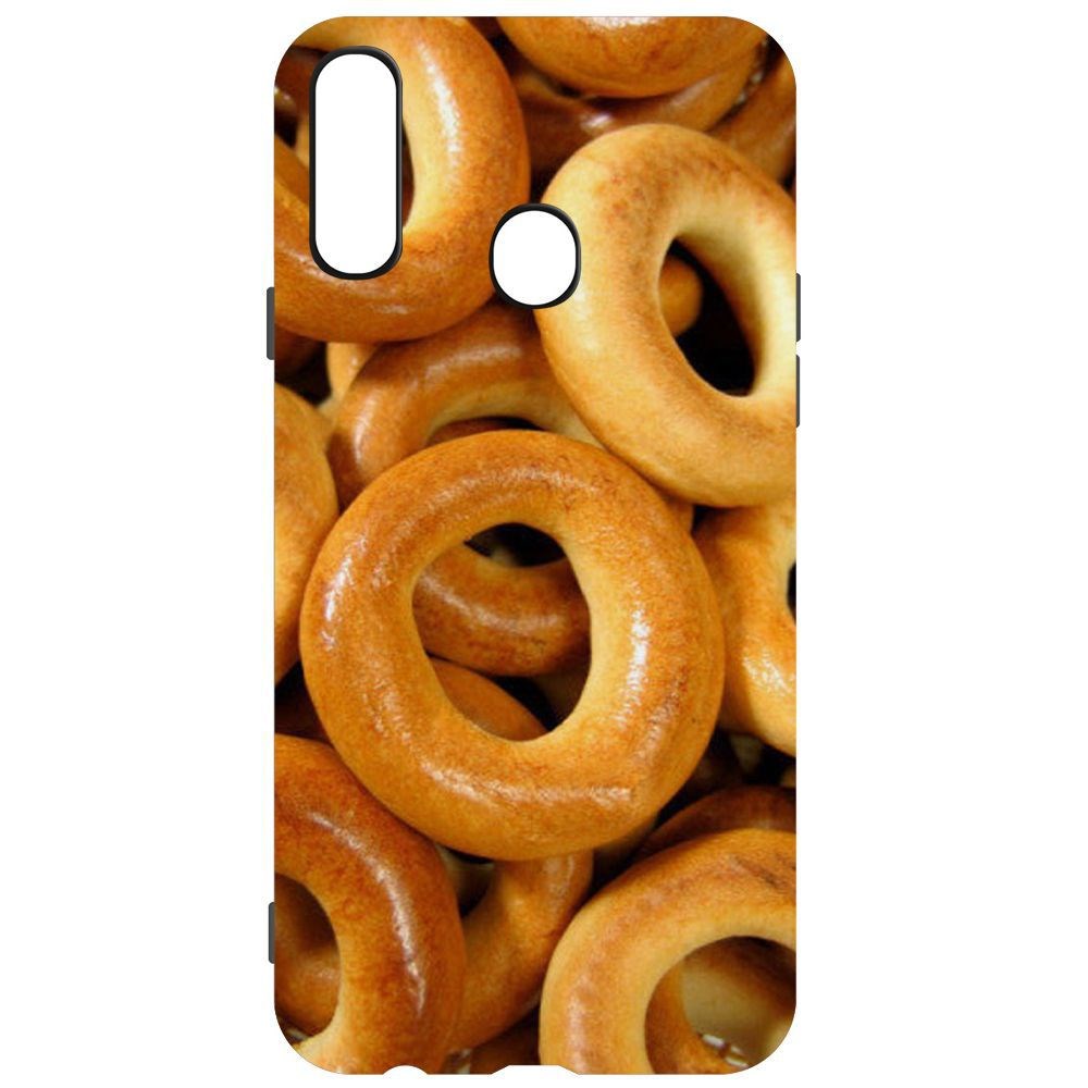 

Чехол-накладка Krutoff Soft Case Сушки для Samsung Galaxy A20s (A207)