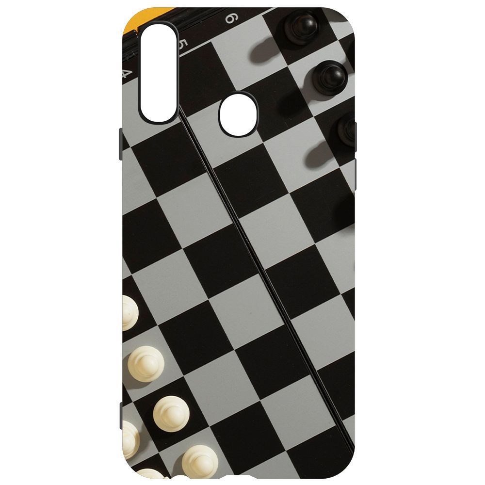 

Чехол-накладка Krutoff Soft Case Шахматы для Samsung Galaxy A20s (A207)