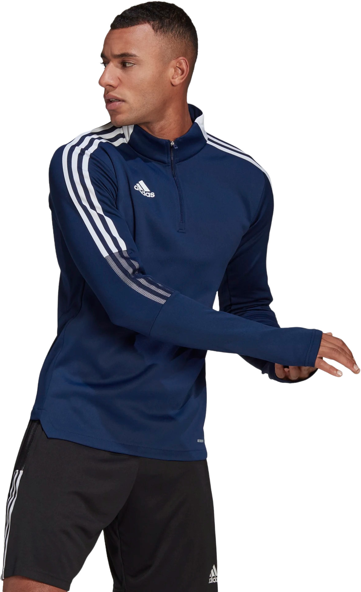 Олимпийка мужская Adidas Tiro21 Wrm Top синяя 2XLT