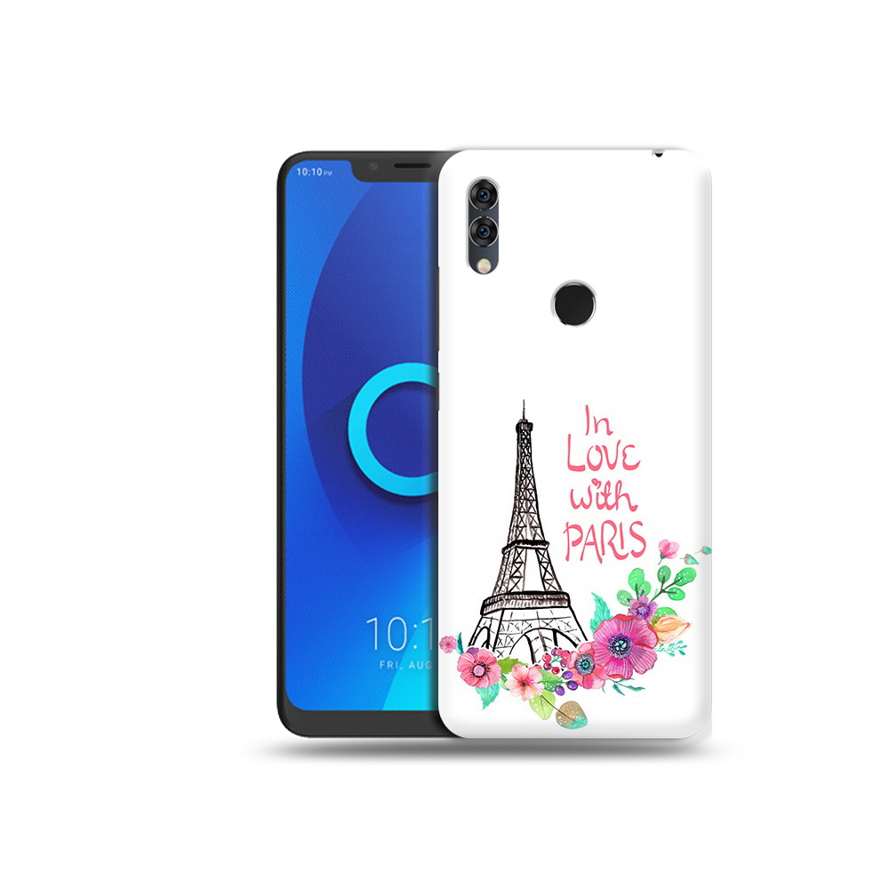

Чехол MyPads Tocco для Alcatel 5V любимый париж, Прозрачный, Tocco