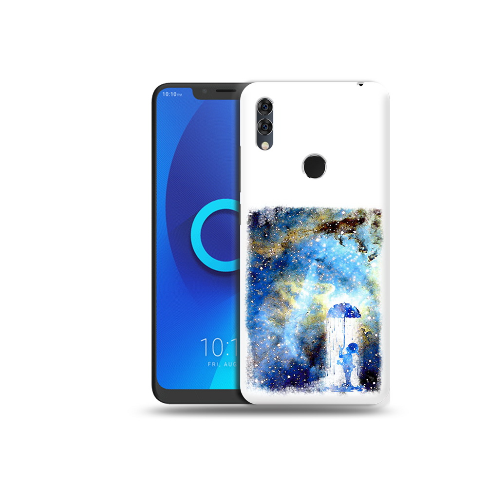 

Чехол MyPads Tocco для Alcatel 5V мальчик в небе, Прозрачный, Tocco