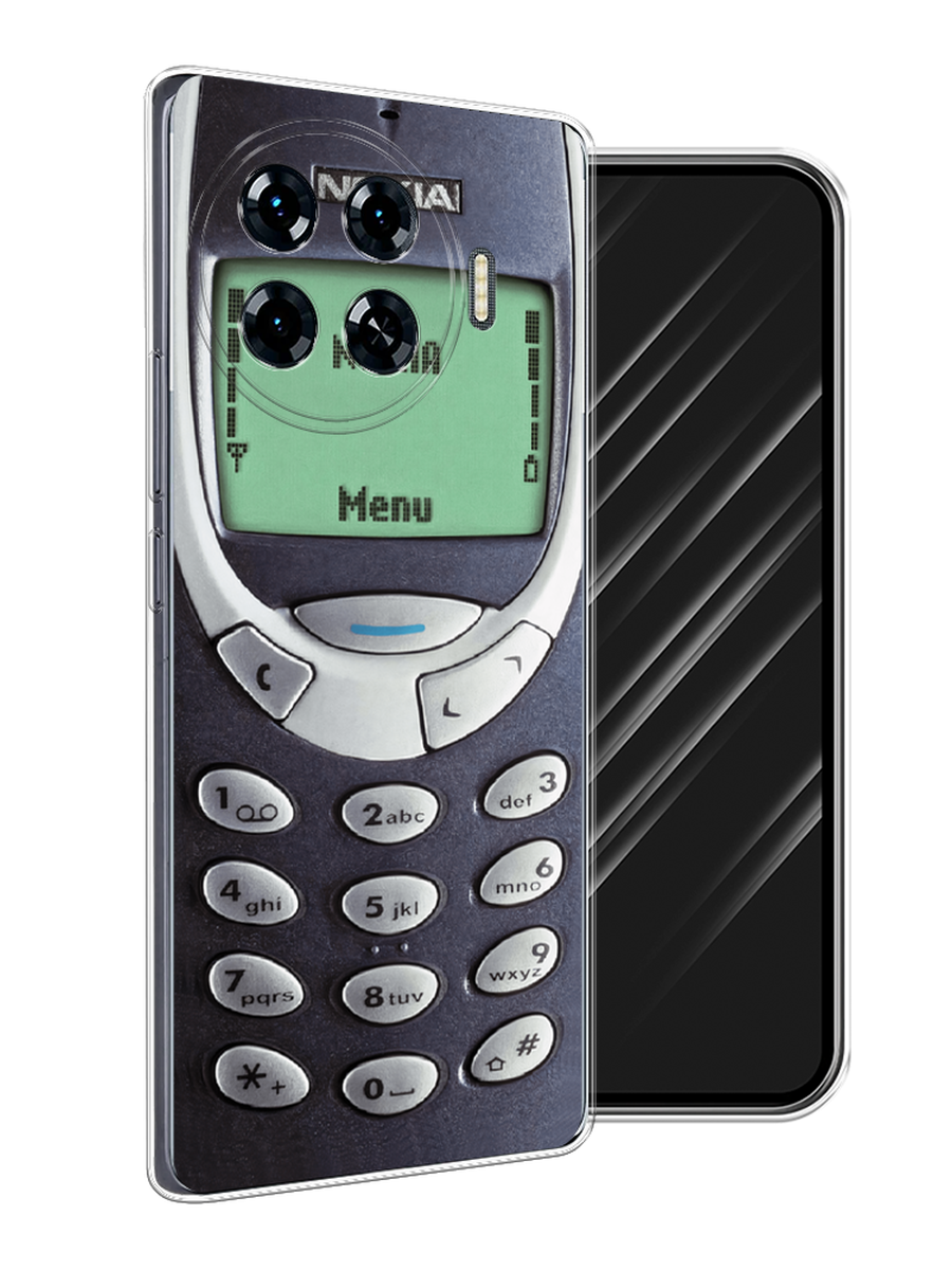 

Чехол Awog на Tecno Spark 20 Pro Plus "Нокия", Зеленый;серый;черный, 305050-1
