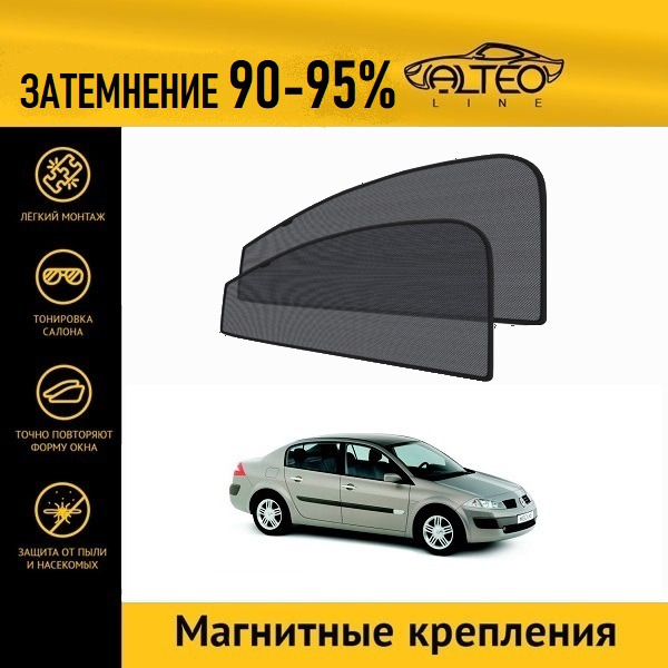

Автошторки ALTEO на Renault Megane 2 (2002-2009) седан