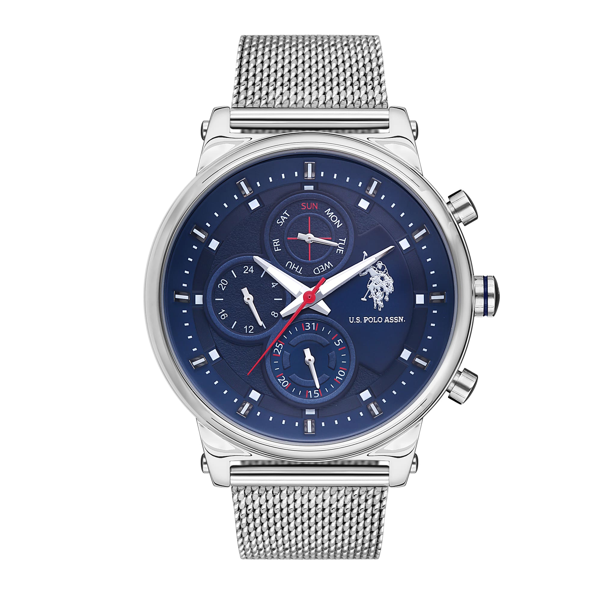

Наручные часы мужские U.S. POLO Assn. USPA1008-01 серебристые, USPA1008-01