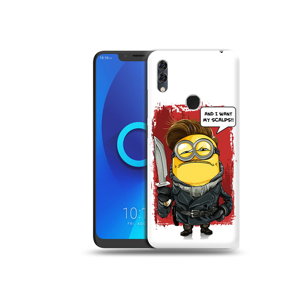 

Чехол MyPads Tocco для Alcatel 5V миньон убийца, Прозрачный, Tocco
