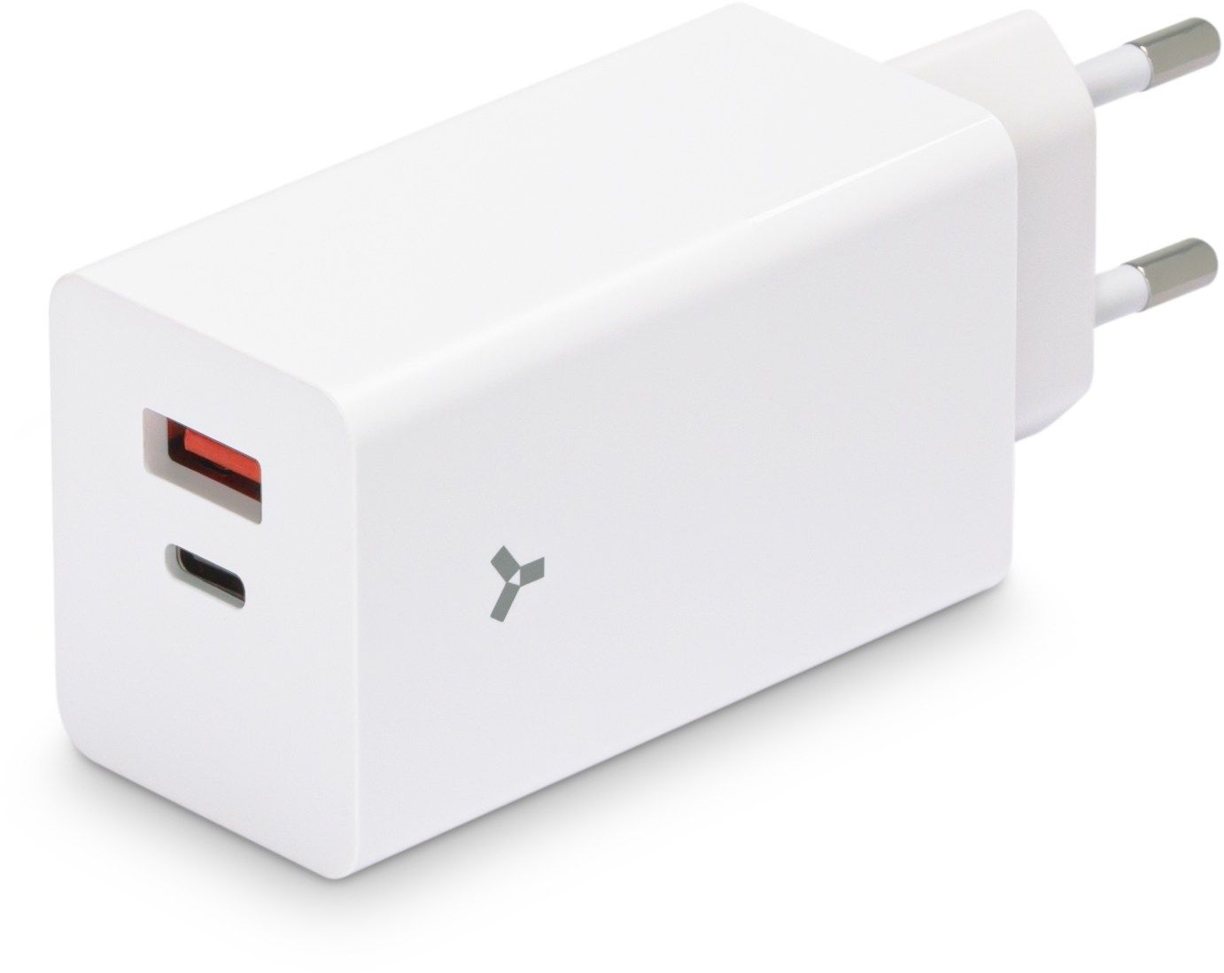 Сетевое зарядное устройство Accesstyle 1x USB Type A, 1xUSB Type-C 5 А белый