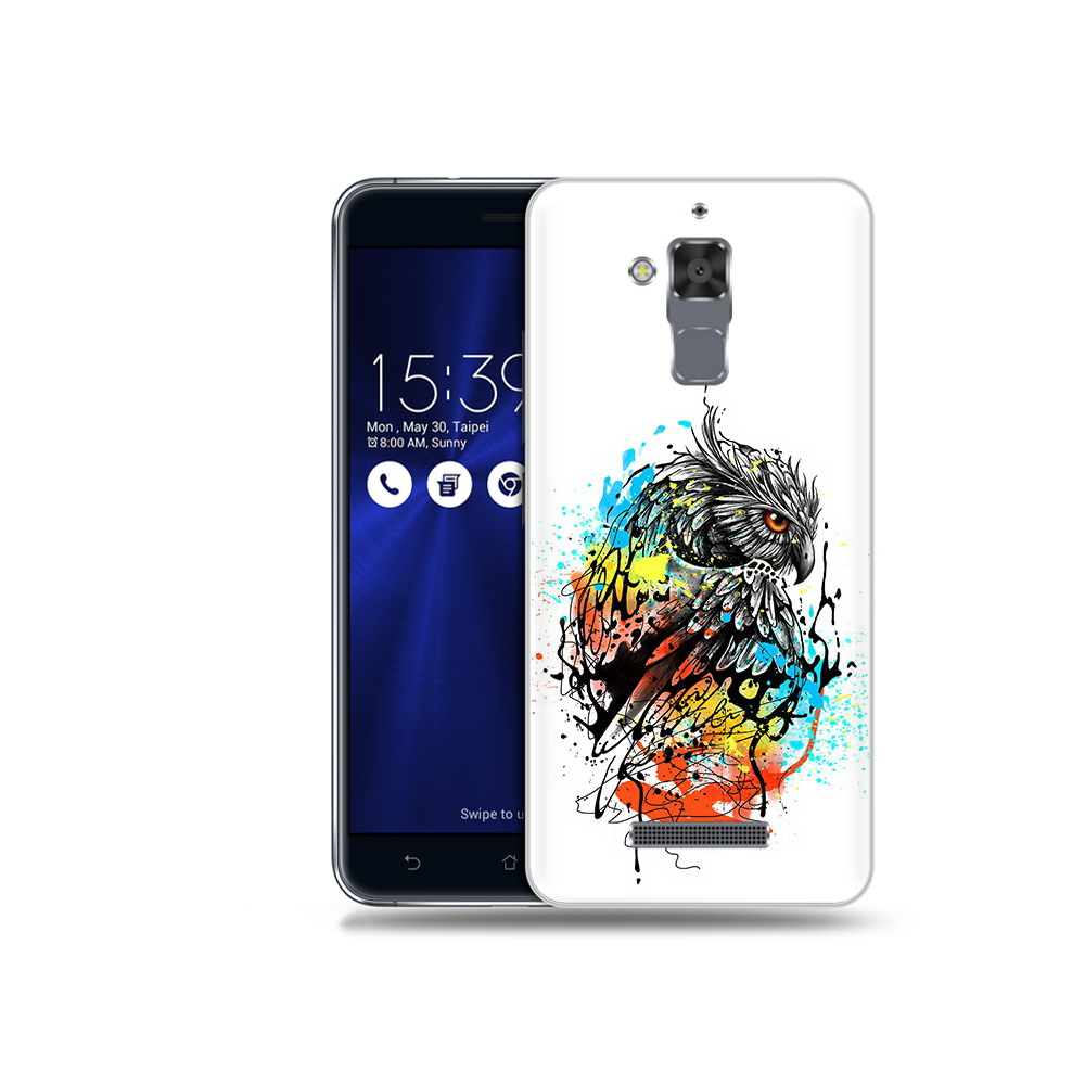 

Чехол MyPads Tocco для Asus ZenFone 3 Max (ZC520TL) Творческая сова, Прозрачный, Tocco