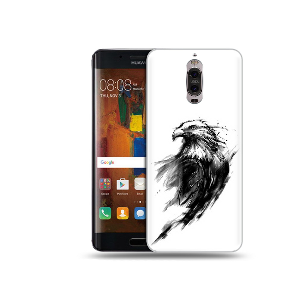 

Чехол MyPads Tocco для Huawei Mate 9 Pro чб птица (PT50613.55.670), Прозрачный, Tocco