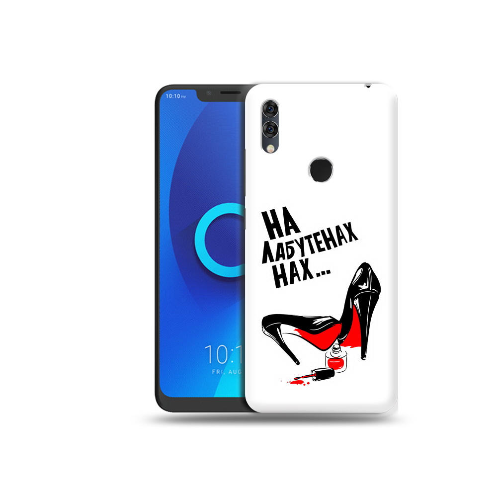 

Чехол MyPads Tocco для Alcatel 5V на лабутенах, Прозрачный, Tocco