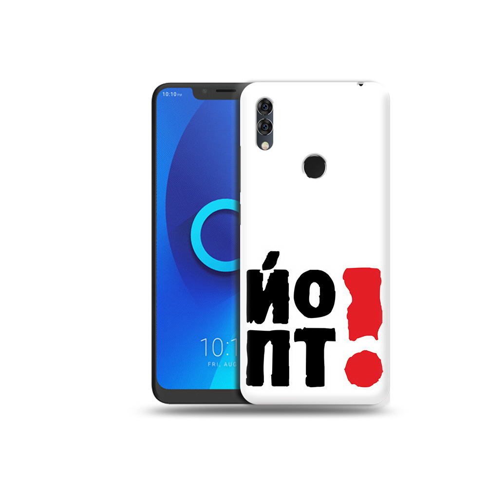 

Чехол MyPads Tocco для Alcatel 5V надписть абстракция, Прозрачный, Tocco