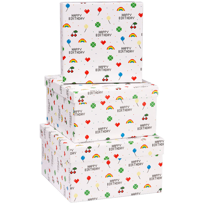 

Meshu квадратных 3в1 Pixels 195х195х11-155х155х9 см, квадратных 3в1, "Pixels", 19,5х19,5х11-15,5х15,5х9 см