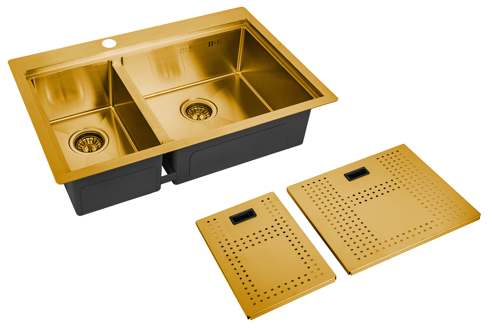 

Мойка для кухни ZorG Master ZM N-78-2-52-R bronze с накладкой, ZM N-78-2-52-R