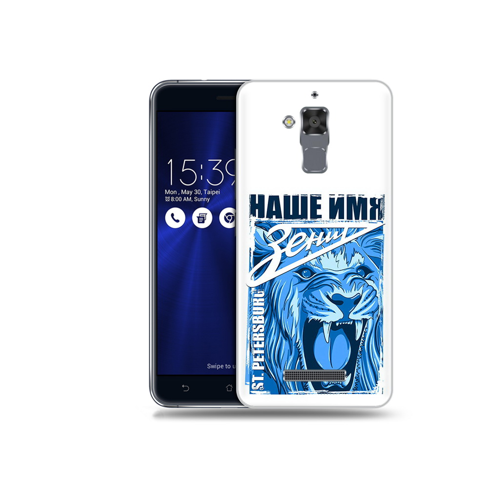 

Чехол MyPads Tocco для Asus ZenFone 3 Max (ZC520TL) ФК наше имя зенит, Прозрачный, Tocco