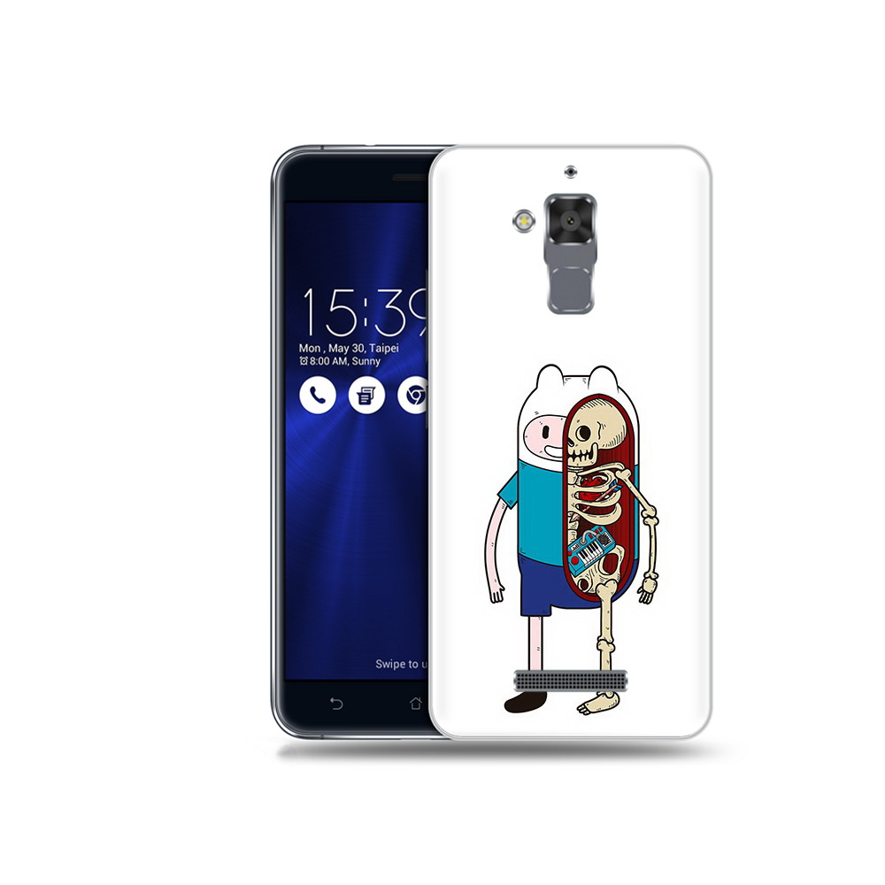 

Чехол MyPads Tocco для Asus ZenFone 3 Max (ZC520TL) Финн скелет, Прозрачный, Tocco