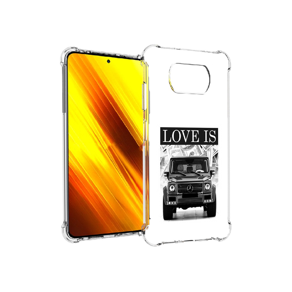 

Чехол MyPads Tocco для Xiaomi Poco X3 гелик (PT154881.262.285), Прозрачный, Tocco
