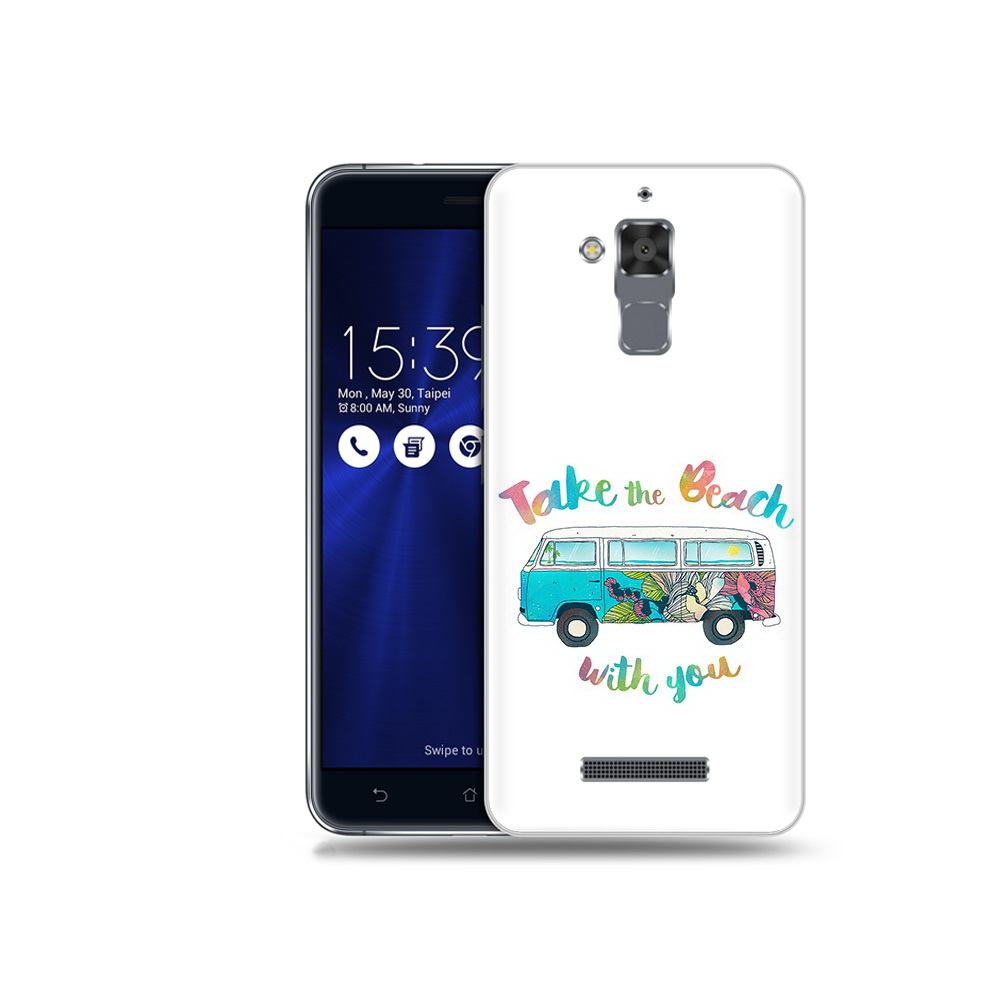 

Чехол MyPads Tocco для Asus ZenFone 3 Max (ZC520TL) Хиппи автобус, Прозрачный, Tocco