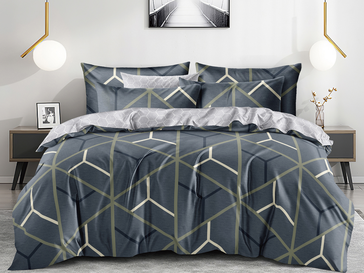 

Постельное белье Cleo Satin Lux семейное 100% хлопок, CL41/735-SL, Satin Luxe