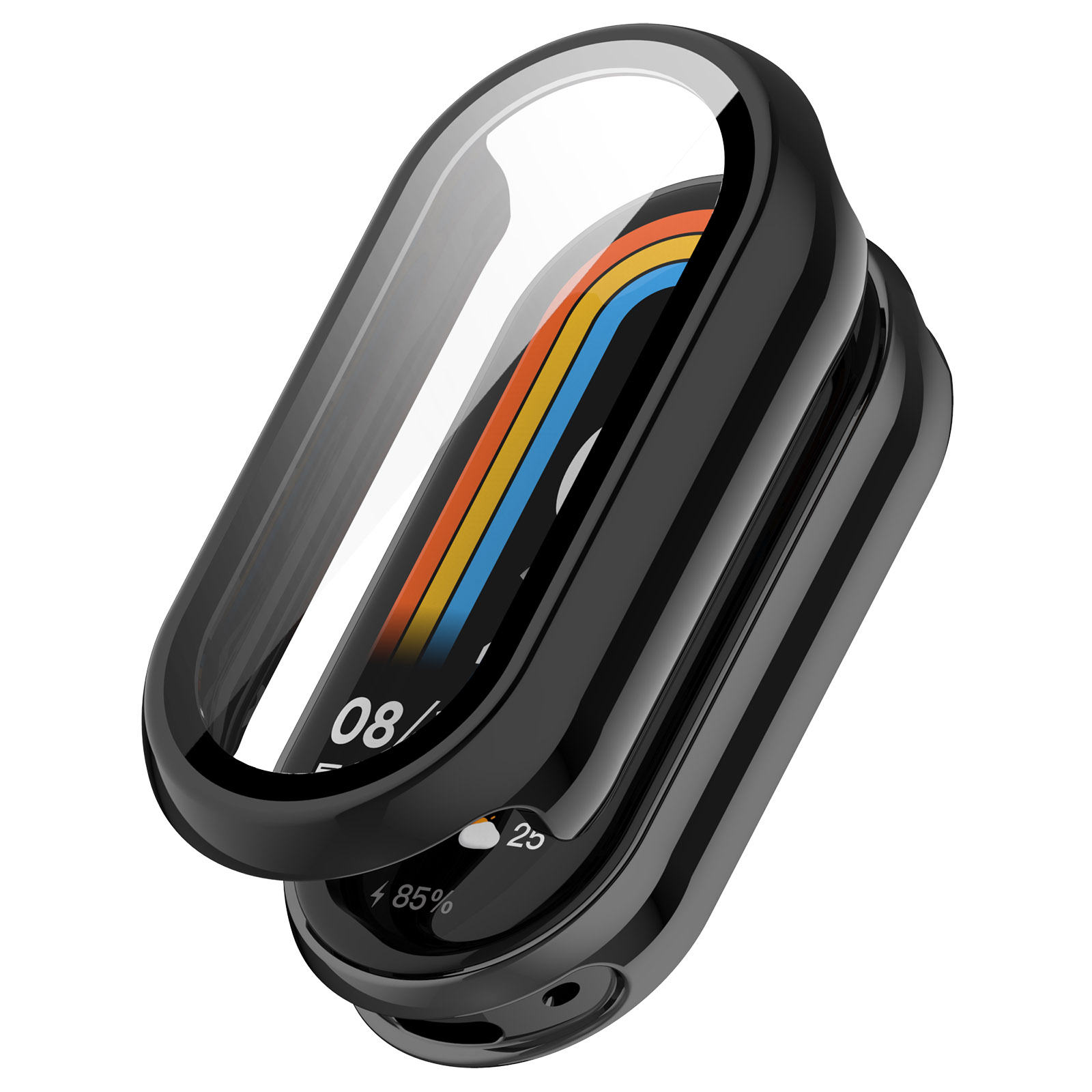

Защитное стекло для Xiaomi Mi Band 8, черное, Черный, Xiaomi Mi Band 8