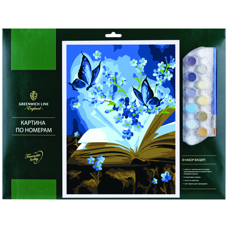 

Greenwich Line Волшебство A3 с акриловыми красками картон европодвес, "Волшебство", A3, с акриловыми красками, картон, европодвес