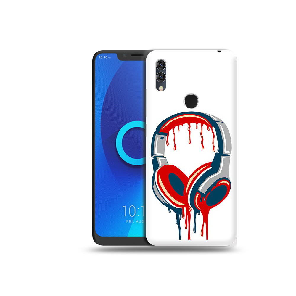 

Чехол MyPads Tocco для Alcatel 5V не делай громко, Прозрачный, Tocco