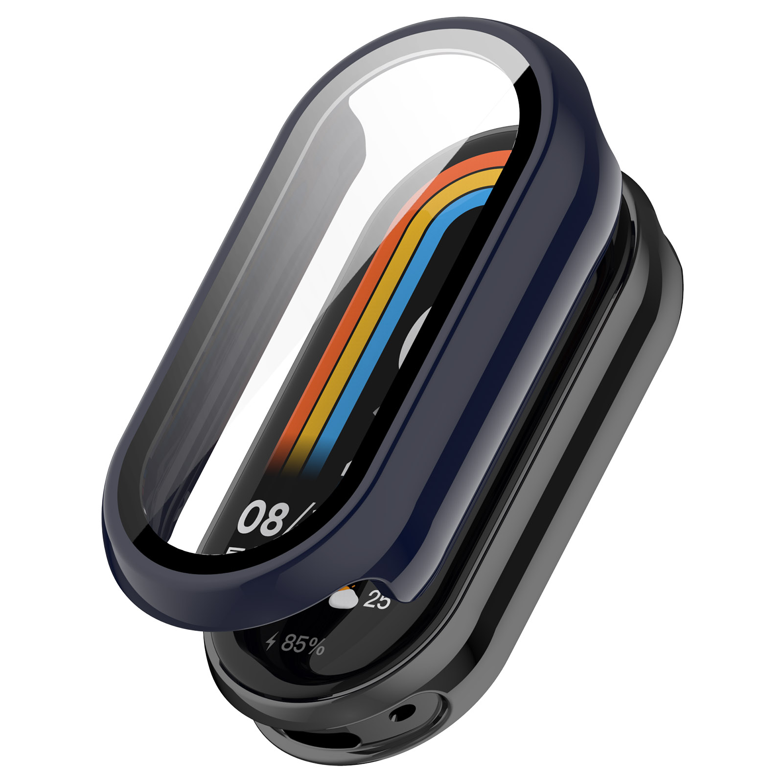 

Защитное стекло для Xiaomi Mi Band 8, чернильно-синее, Черный, Xiaomi Mi Band 8