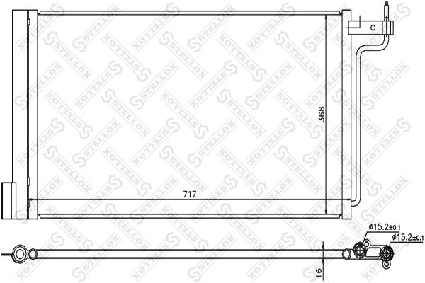 

10-45739-Sx Радиатор Кондиционера Ford Focus C-Max 1.6I 16V 10>Мкпп