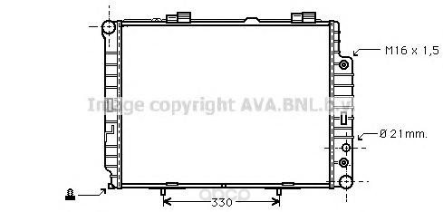 

Ava Msa2283 Радиатор Системы Охлаждения Акпп Mb W210 2.0/2.2Cdi 98>