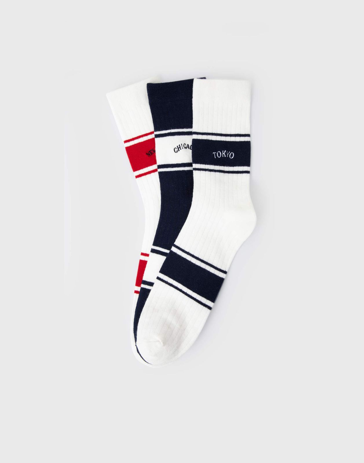 Комплект носков мужских 3 пары Gloria Jeans BHS004318 разноцветный 25/0