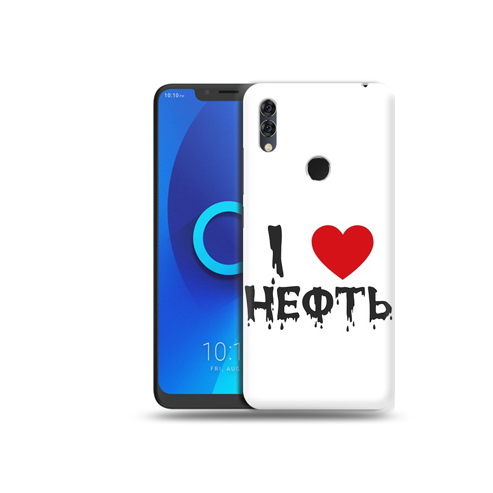 

Чехол MyPads Tocco для Alcatel 5V нефть, Прозрачный, Tocco