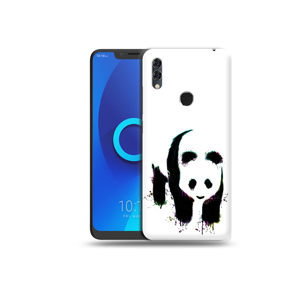 

Чехол MyPads Tocco для Alcatel 5V панда в акварели, Прозрачный, Tocco