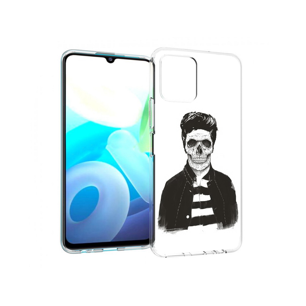 

Чехол MyPads Tocco для Vivo Y15s скелет (PT224456.390.604), Прозрачный, Tocco