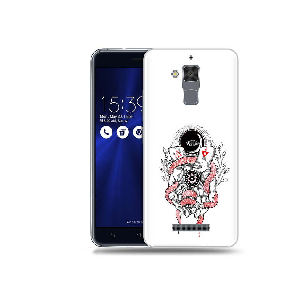 

Чехол MyPads Tocco для Asus ZenFone 3 Max (ZC520TL) абстрация связанные руки, Прозрачный, Tocco