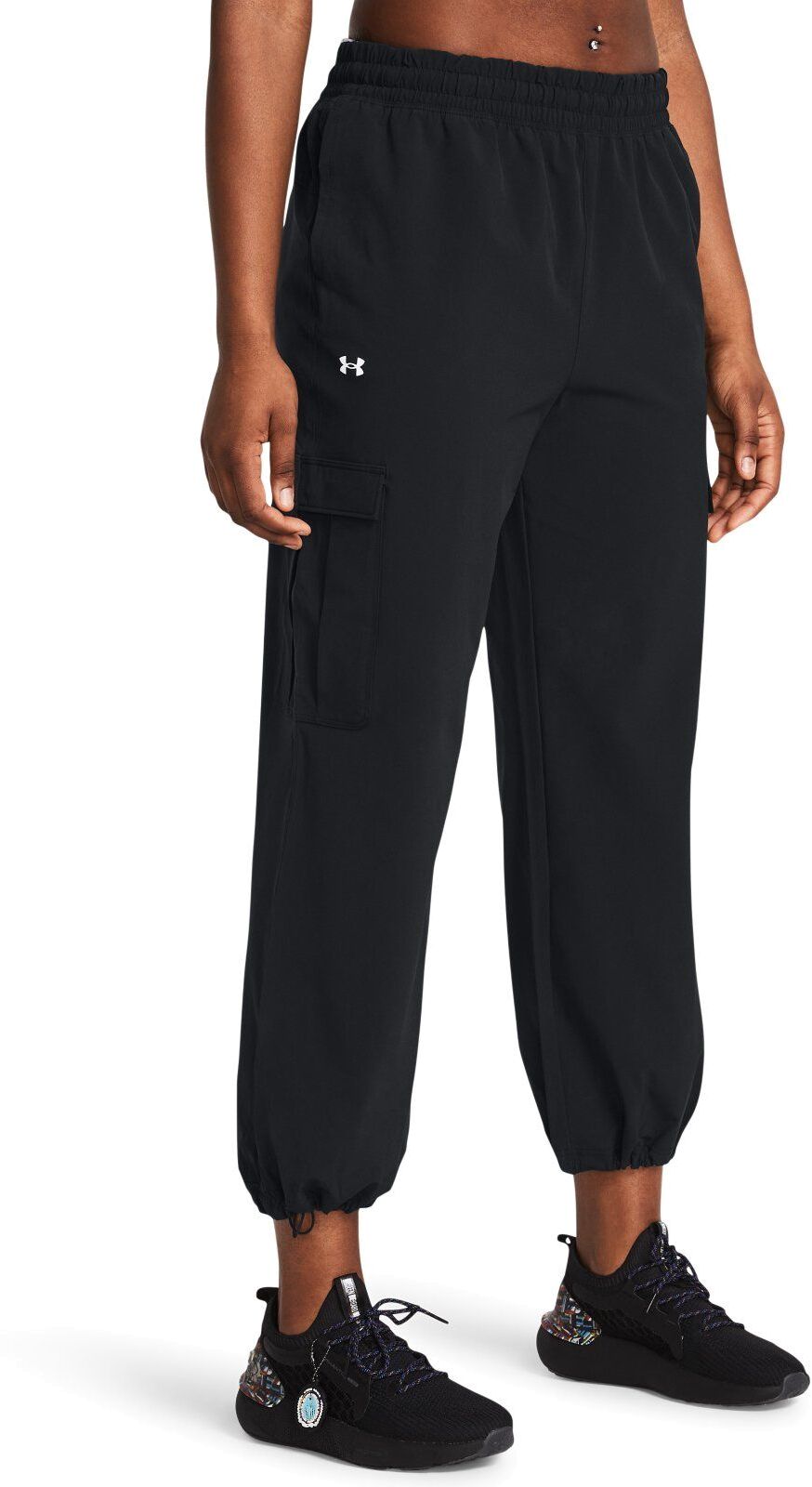 

Спортивные брюки женские Under Armour Armoursport Woven Cargo Pant черные XL, Черный, Armoursport Woven Cargo Pant