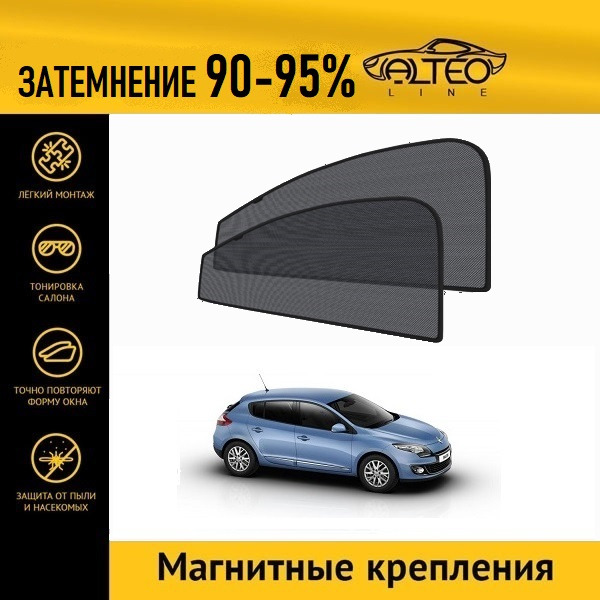 

Автошторки ALTEO на Renault Megane 3 рестайлинг (2012-2014) хэтчбек