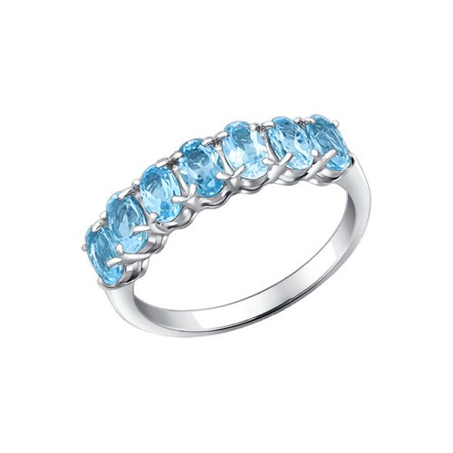 

Кольцо из серебра р. 17 SOKOLOV 92010892, топаз, 92010892