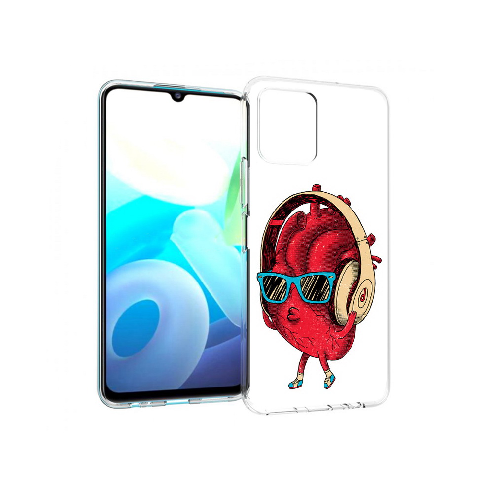 

Чехол MyPads Tocco для Vivo Y15s слушай сердце (PT224456.390.609), Прозрачный, Tocco