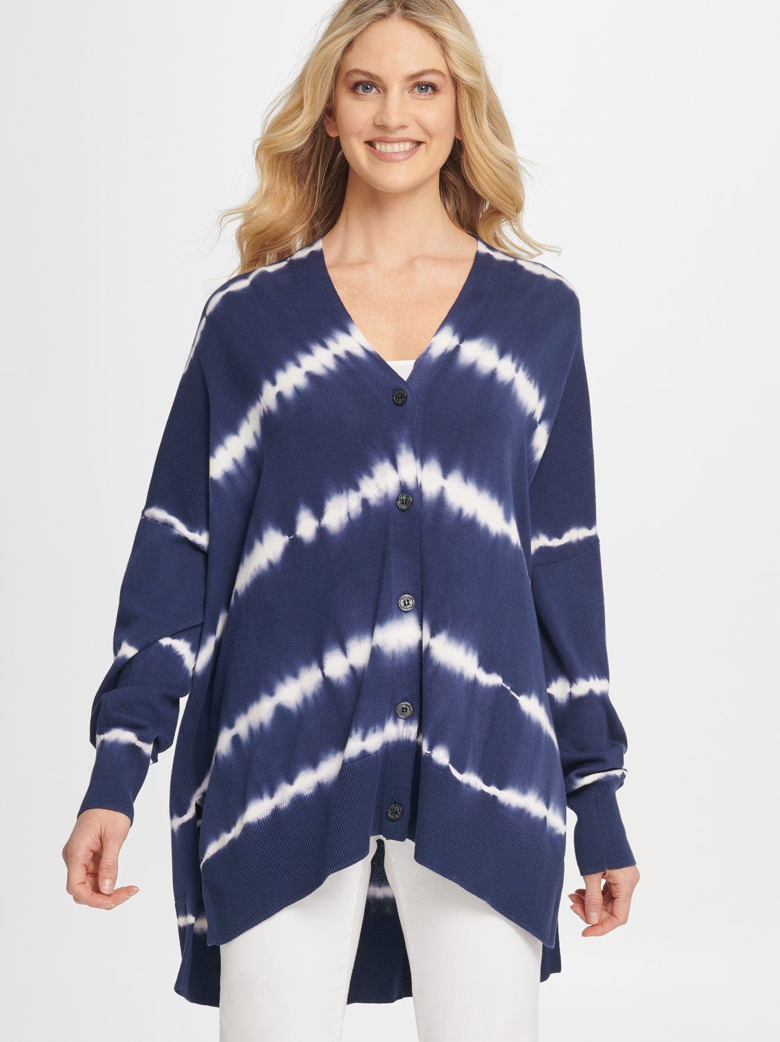 

Кардиган женский DKNY P0CX9879 синий XS, P0CX9879