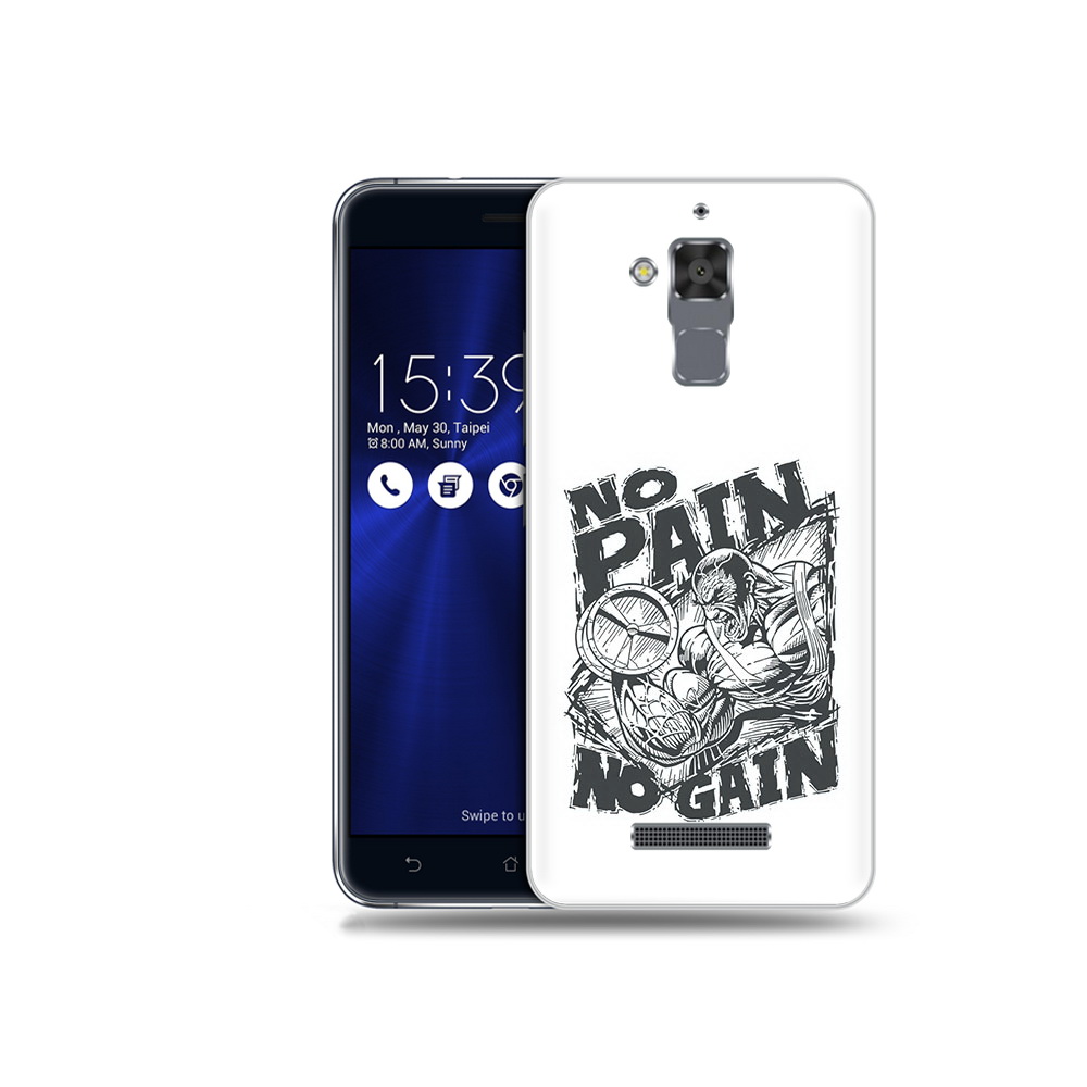 

Чехол MyPads Tocco для Asus ZenFone 3 Max (ZC520TL) бодибилдинг тяжелая работа, Прозрачный, Tocco