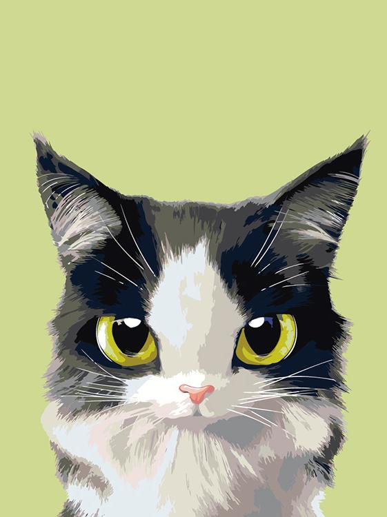 

Картина по номерам Живопись по Номерам Котенок Рикки, 30x40, Котенок Рикки