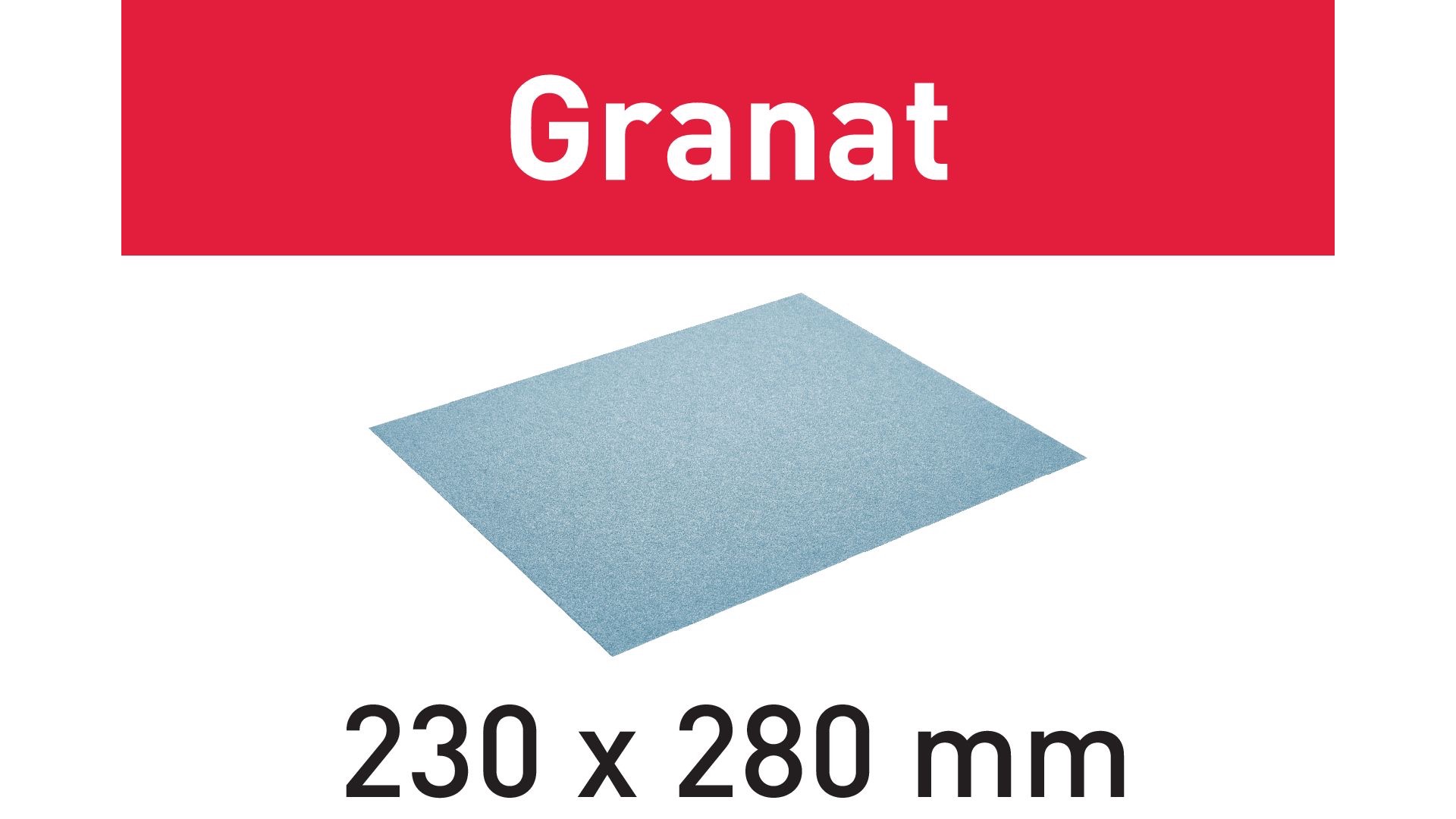 Бумага наждачная Festool Granat P40, компл. из 25 шт. 230x280 P40 GR/25 201085
